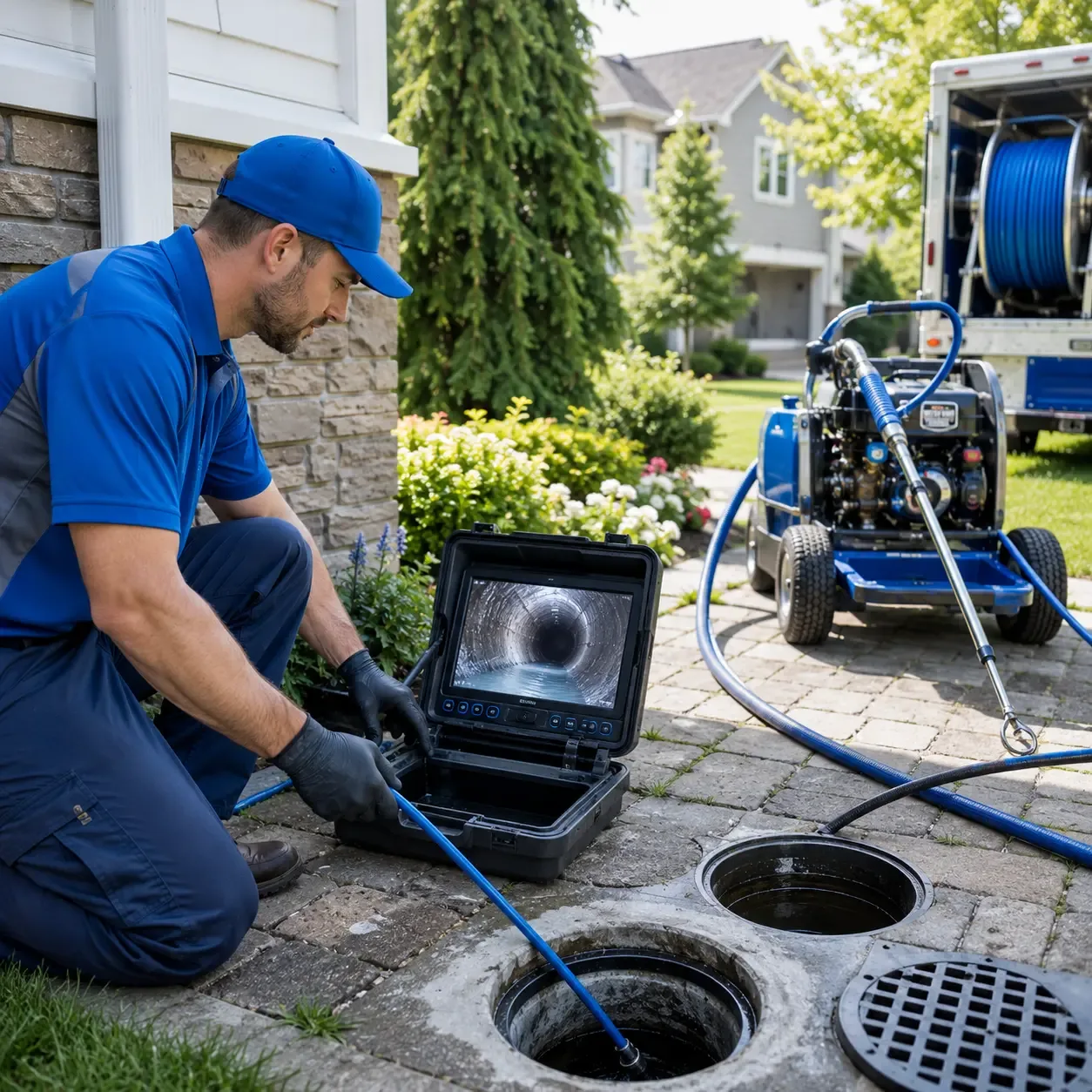 Outdoor drain cleaning professionals serving West Camp, NY